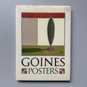 David Lance Goines Posters Hardcover Book 1985 First Edition Alphabet Press